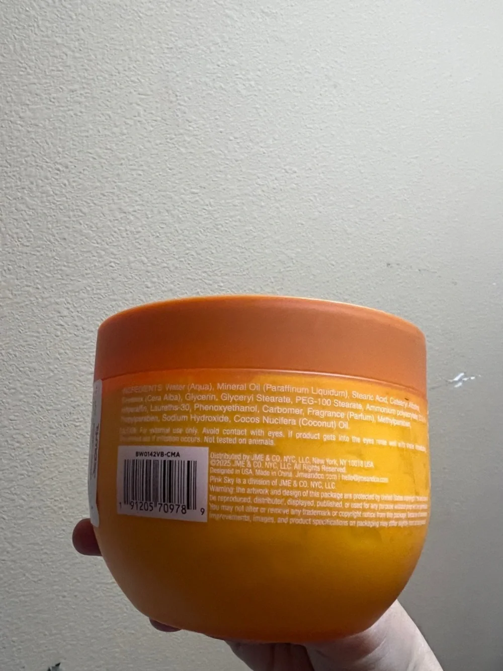 Pink Sky VANILLA BEAN Scented Whipped Body Butter